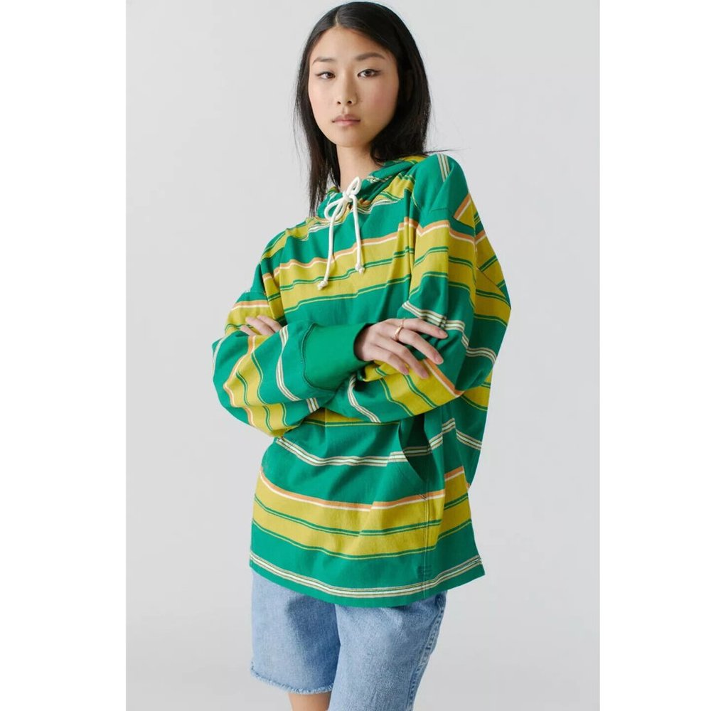 BDG Urban Outfitters UO Joshua Hooded Long Sleeve Tee Top Oversized XL - Picture 4 of 9